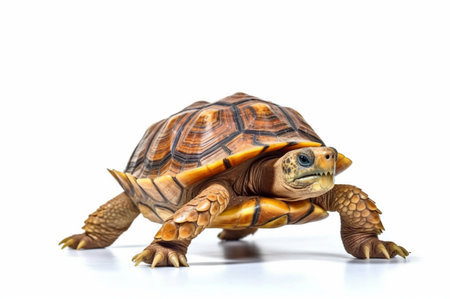 turtle isolated on white background. generative aiの素材