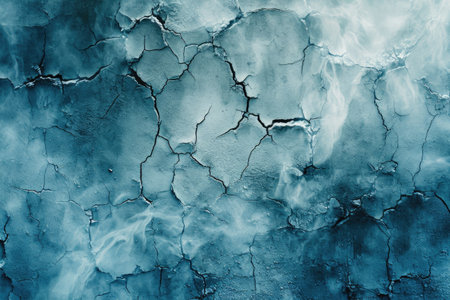 cracked blue cement texture with white smoke. horror backgroundの素材