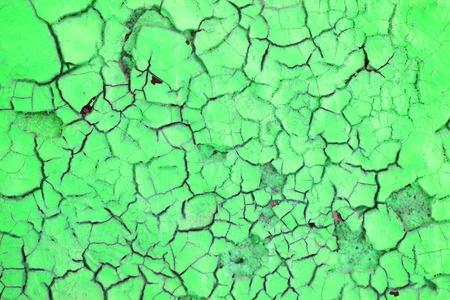 Close-up detail of cracked paint on wall. colorfulの写真素材