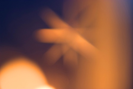 abstract background with golden star on blue backgroundの写真素材