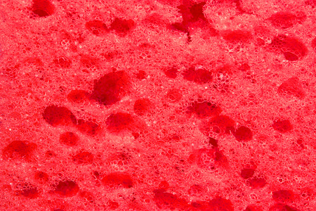 red sponge texture. red sponge background, close upの写真素材