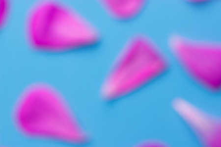 Unfocused blur rose petals, abstract romance background, pastel and soft flower cardの写真素材