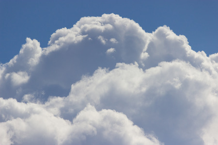 Blue sky with cloud. Clearing day and Good weather in the morning.