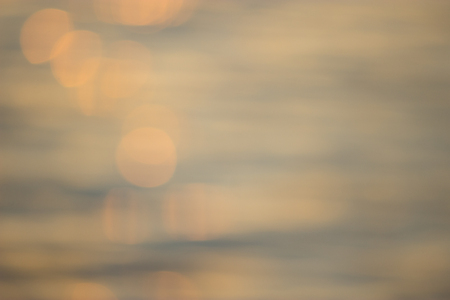 Blur tropical sunset beach. blurred water backgroundの写真素材