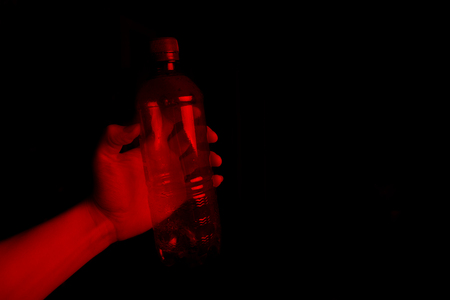 plastic is dangerous for the environment conceptの写真素材