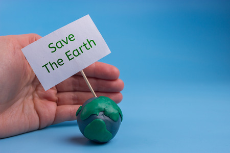 the planet earth in danger concept.の写真素材