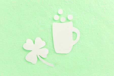 Ireland holiday st Patrick day. Paper artの写真素材