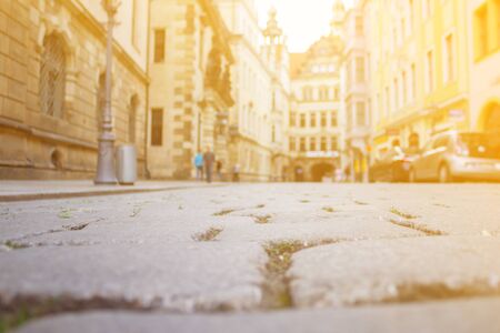 Dresden arhitectural landmark. Summer sunny weather. Travelの写真素材