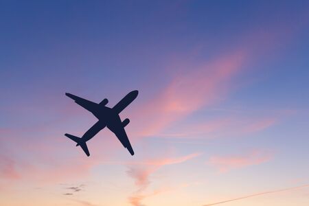 Airplane in the sky