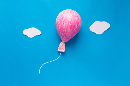 Ballon with copy space. Art imageの写真素材