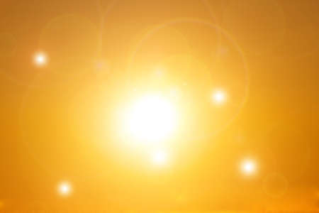 Yellow bokeh background. Yellow light spots
