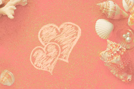 Relax on the beach conceptの写真素材