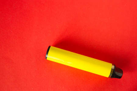 Colorful electronic cigarettes with copy space