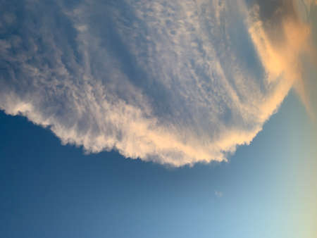 Sunset sky for background or sunrise sky and cloud at morning.
