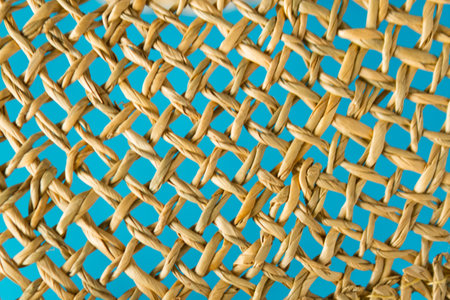 Yellow braided basket texture. Use as background