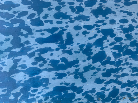 Blue wet wall use as background