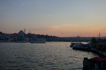 Istanbul Strait of Bosporusの写真素材
