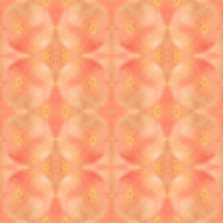 Seamless watercolor abstract ethnic ornamental tribal pattern. Kaleidoscopic background. Grunge ink...