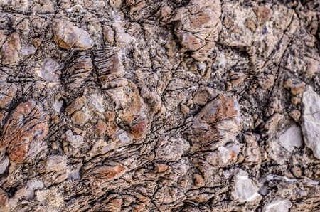 Color photo of stone rock texture. Close-up..の写真素材