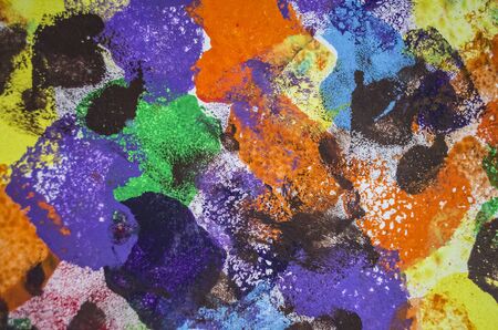 Textured abstract acrylic painting. Abstract art background. Color texture. Modern art.