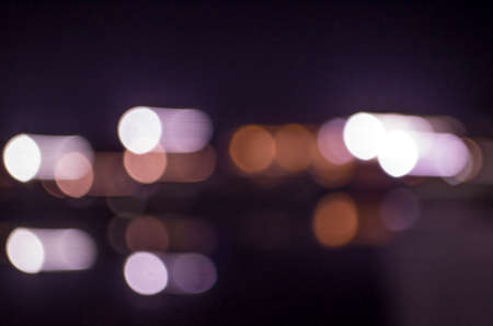 Abstract festive background with bokeh defocused lights. Blurred bokeh backgroundの写真素材