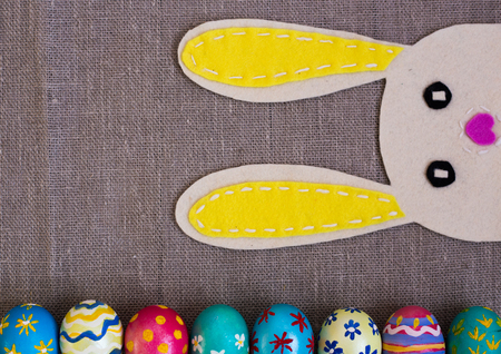 Easter: painted eggsの写真素材