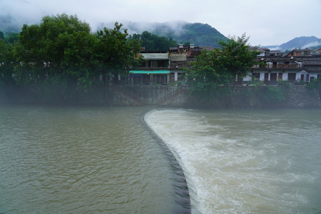 misty ancient townのeditorial素材