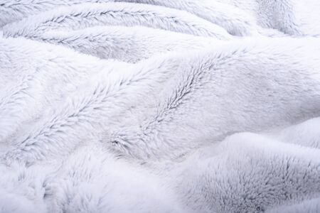 fluffy fleece white background material
