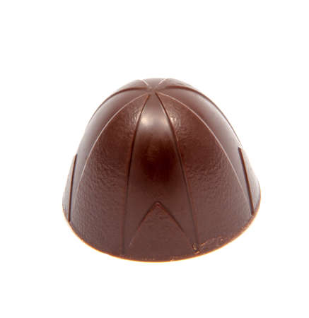 exclusive chocolate sweets isolated on the whiteの写真素材
