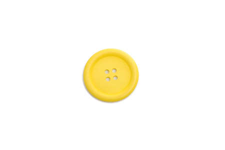 Button for clothmaking isolated on the white