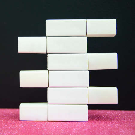 White bottle of gel for nails with place for text mockupの写真素材