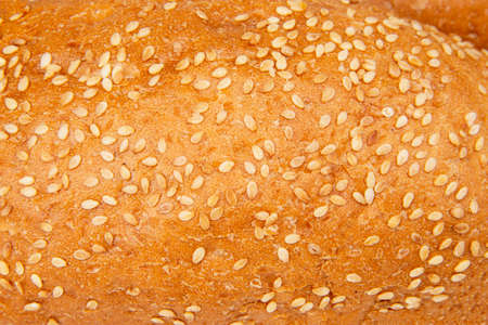 Bread bakery sesame seeds texture backgroundの写真素材