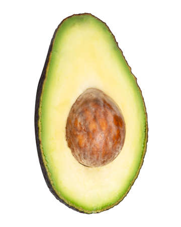 Avocado fruit exotic isolated on the white background