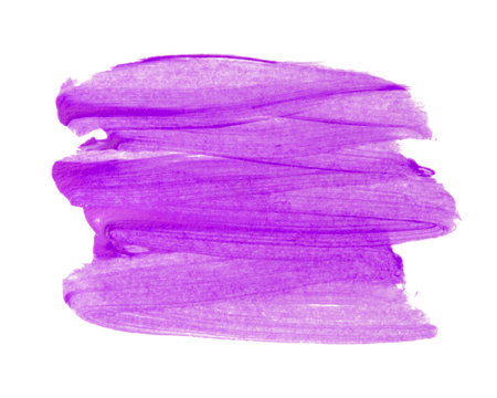 Purple watercolor brush strokes painted background. texture paper. vector illustration.の写真素材