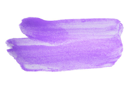 Abstract watercolor and acrylic line brush stroke blot painting. Color design element. Texture paper.の写真素材