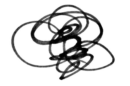 Hand drawn sketch line hatching. Felt-tip pen, marker color texture art grunge texture on white...