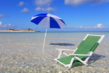 Summertime at the beachの写真素材