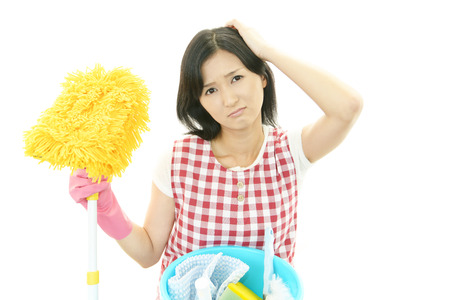 Tired housewifeの写真素材
