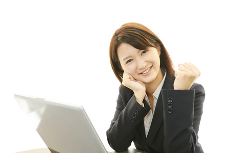 smiling buisinesswomanの写真素材