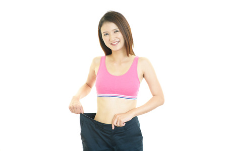 Successful women in the dietの写真素材