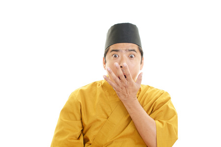 Portrait of a sushi chefの写真素材