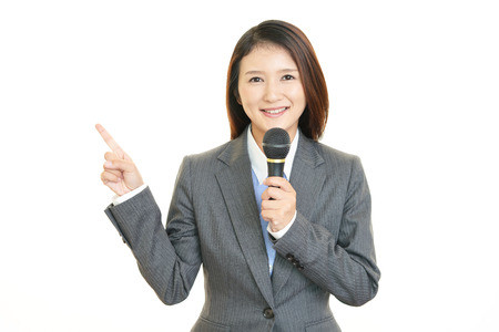 Portrait of a young business womanの写真素材