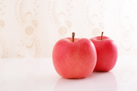 Fresh applesの写真素材