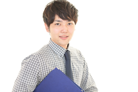 Portrait of an Asian businessmanの写真素材