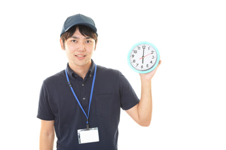 Smiling Workerの写真素材