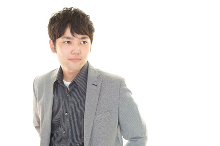 Portrait of an Asian businessmanの写真素材