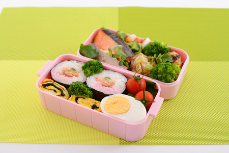 Japanese lunch boxの写真素材
