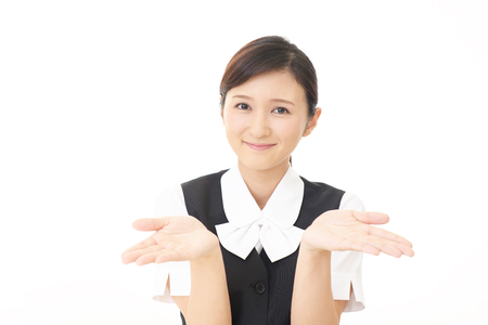 Smiling business womanの写真素材