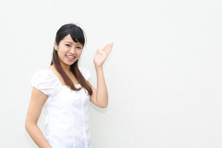 Smiling young womanの写真素材