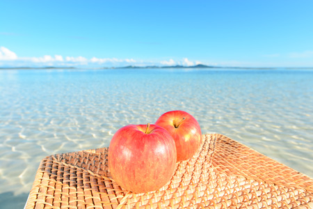 Summertime at the beachの写真素材